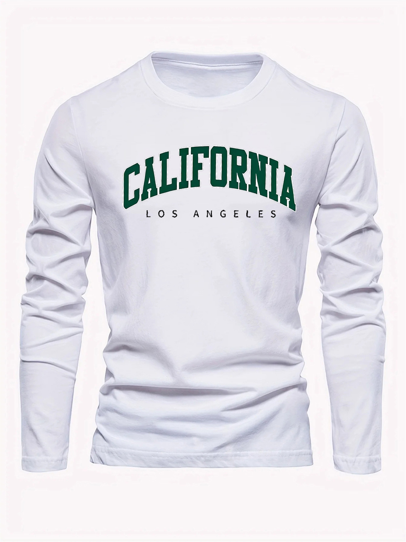 Men'S Fashion T Shirts - 100% Pure Cotton Men's Long Sleeved