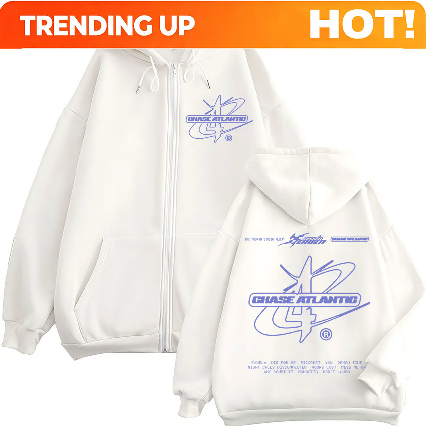 Rock Band Chase Atlantic Lost  - đánh giá và giá Mens Fashion Zip Up Hoodies