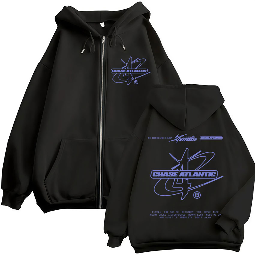 Rock Band Chase Atlantic Lost  - đánh giá và giá Mens Fashion Zip Up Hoodies