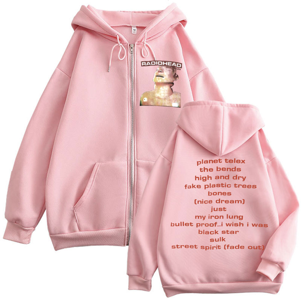 Rock Band Radiohead Music Albu - đánh giá và giá Mens Fashion Zip Up Hoodies