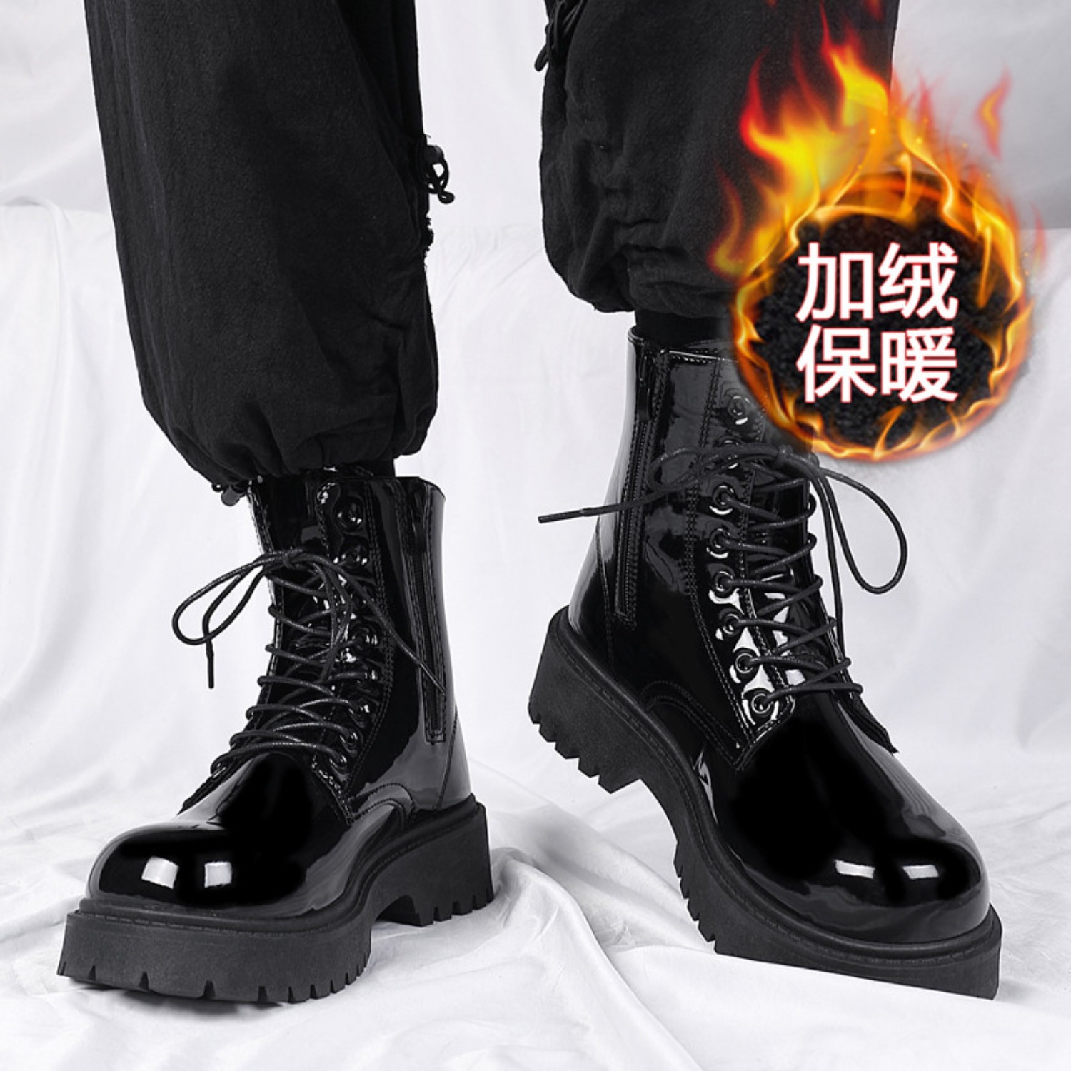 Men's warm plush high-top boot - đánh giá và giá Men'S Fashion News
