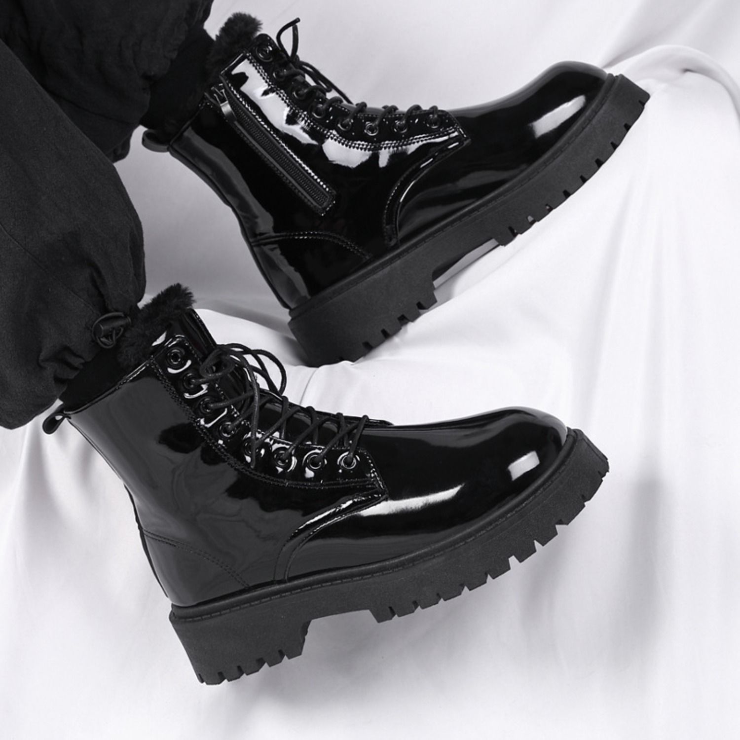 Men's warm plush high-top boot - đánh giá và giá Men'S Fashion News