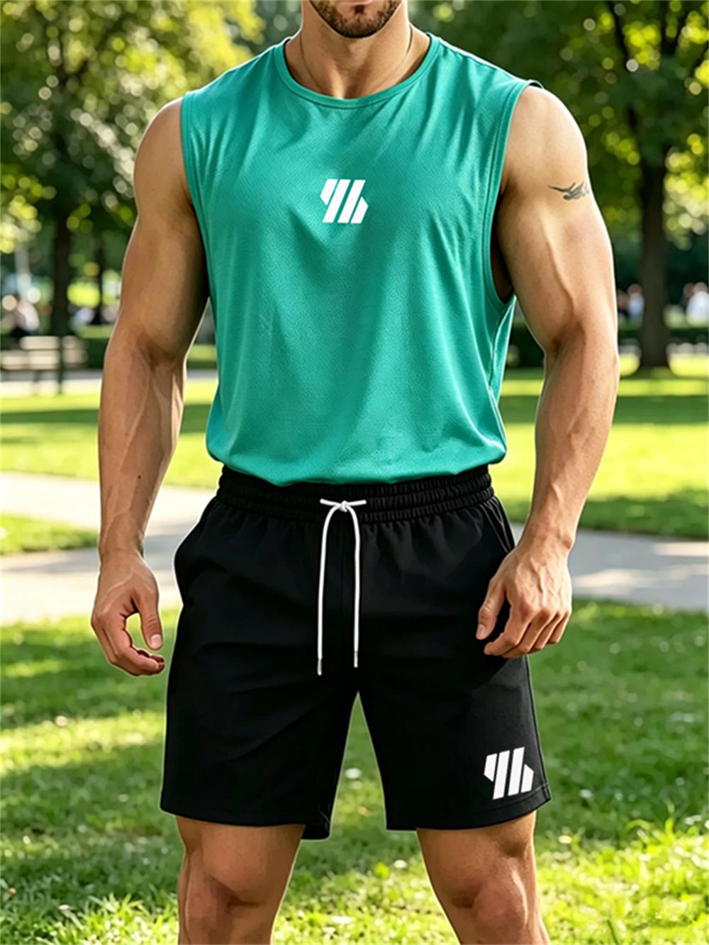 2026 new Men's Brand Vest Two- - đánh giá và giá Mens Fashion Summer