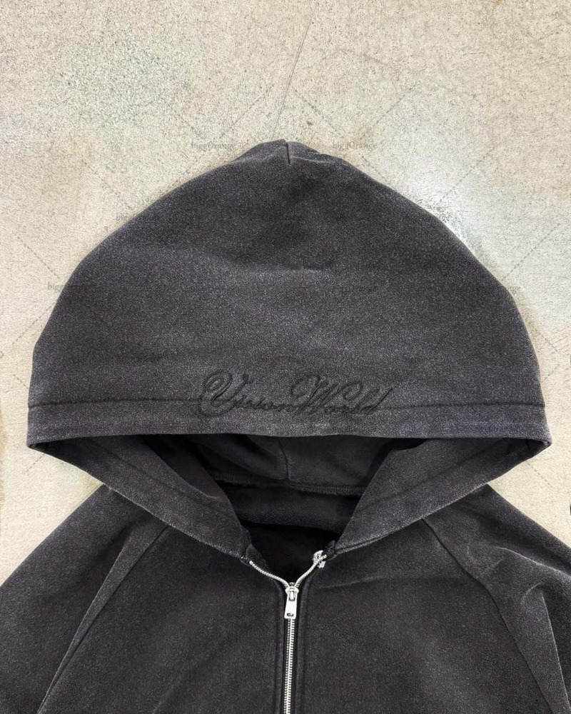 Y2K harajuku Gothic Letter Pri - đánh giá và giá Mens Fashion Zip Up Hoodies