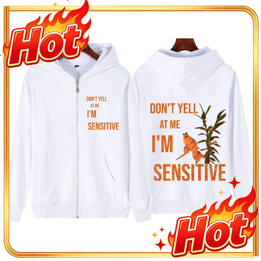 Marcus The Worm Don’t Yell At  - đánh giá và giá Mens Fashion Zip Up Hoodies