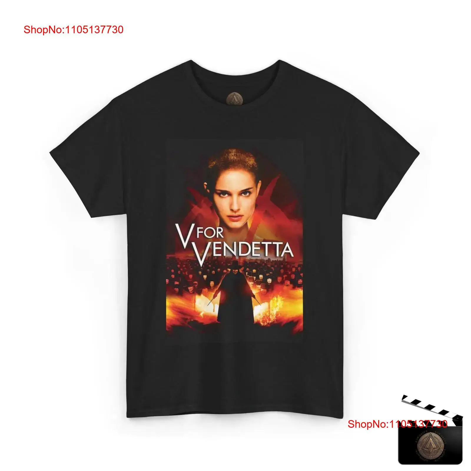 V For Vendetta Movie Poster T  - đánh giá và giá Poster Men Fashion