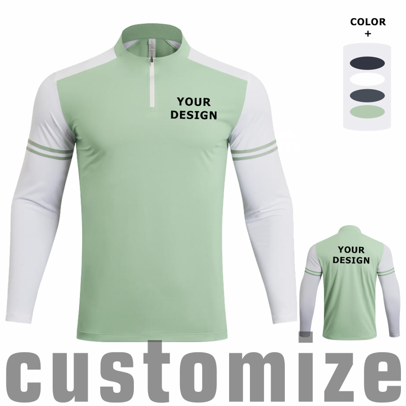 Custom DIY Long-sleeved Half-z - đánh giá và giá Men'S Fashion T Shirts