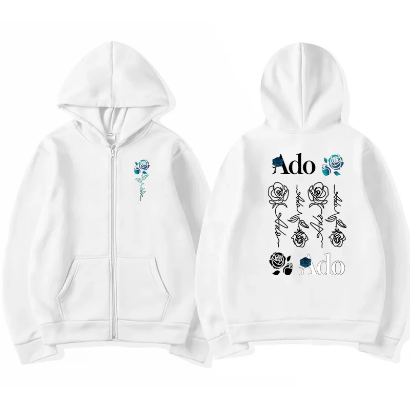 2026 Ado Graphic Printed Zippe - đánh giá và giá Mens Fashion Zip Up Hoodies