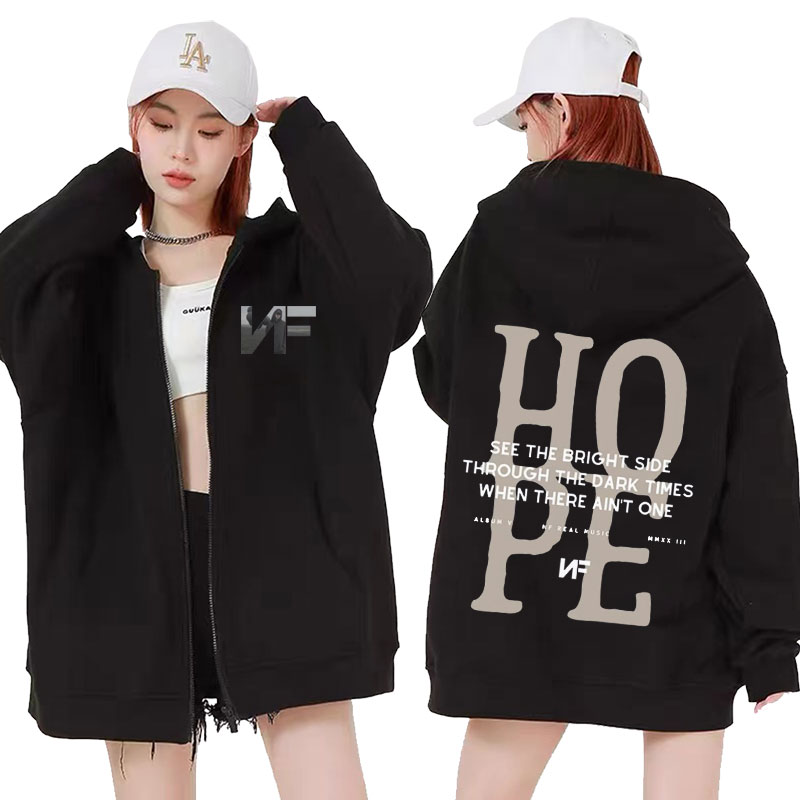 Rapper NF Hope Tracklist Zippe - đánh giá và giá Mens Fashion Zip Up Hoodies