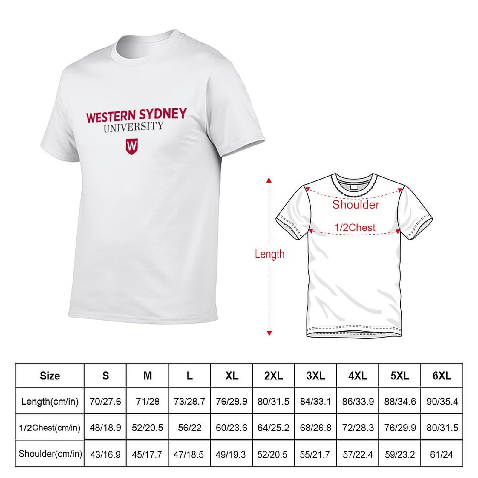 Western Sydney University T-Sh - đánh giá và giá Men'S Fashion Sydney