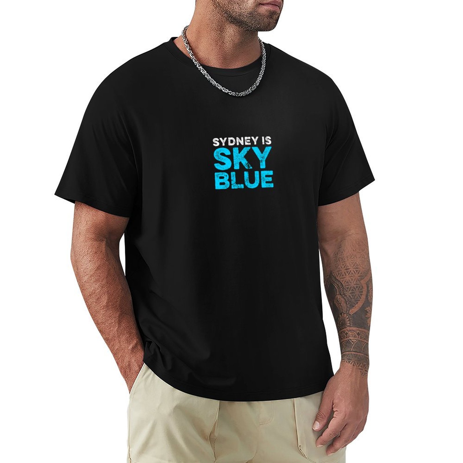 Sydney is sky blue T-Shirt Sum - đánh giá và giá Men'S Fashion Sydney