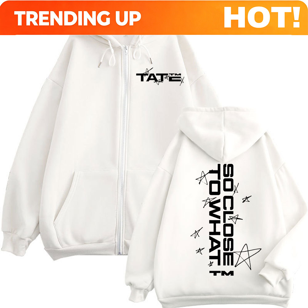 Tate McRae So Close To What Pr - đánh giá và giá Mens Fashion Zip Up Hoodies