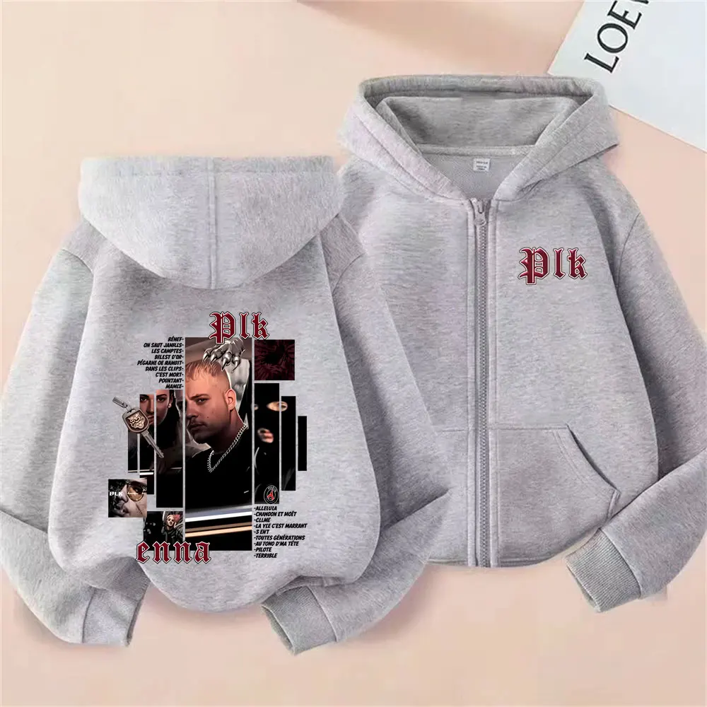 Rapper Plk Album Cover Graphic - đánh giá và giá Mens Fashion Zip Up Hoodies