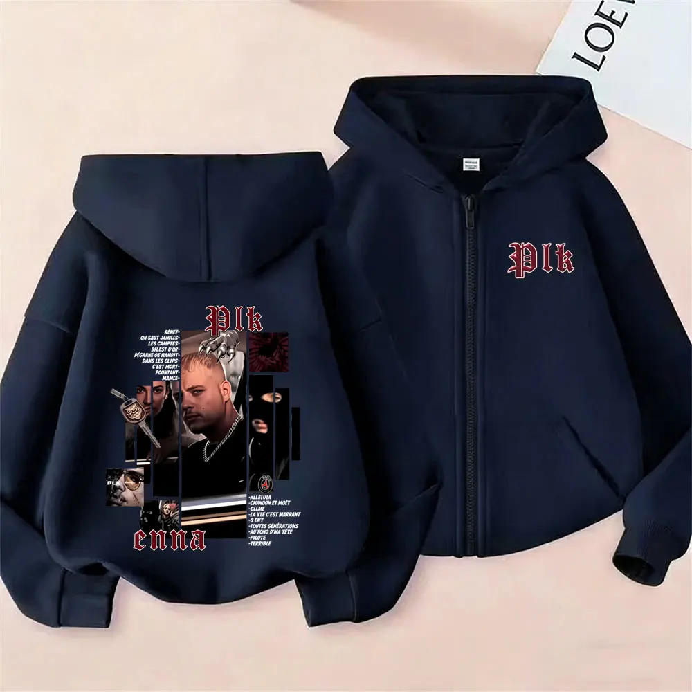 Rapper Plk Album Cover Graphic - đánh giá và giá Mens Fashion Zip Up Hoodies