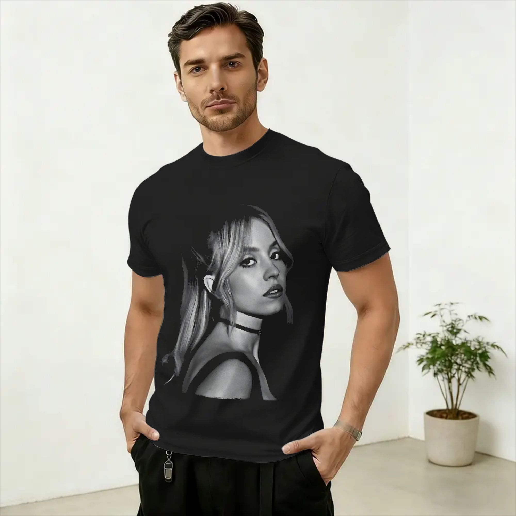 Sydney Sweeney Pure Cotton T-S - đánh giá và giá Men'S Fashion Sydney