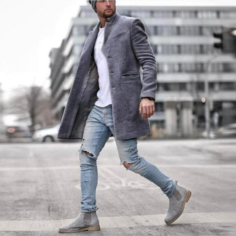 KIDWHXR Autumn Winter Mid Leng - đánh giá và giá Men'S Fashion X