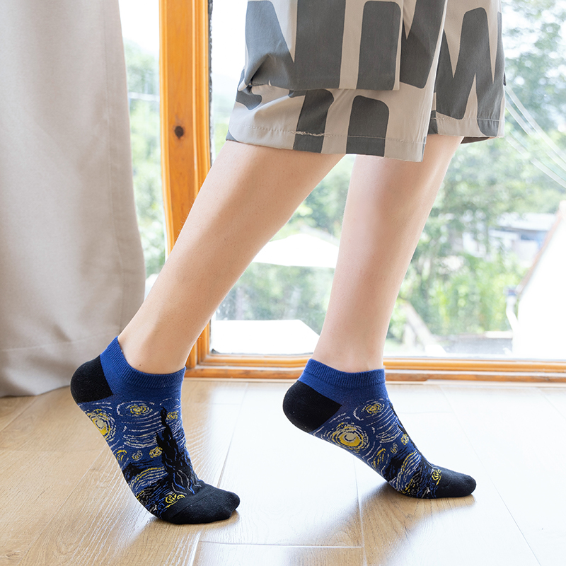 1/5 Pairs Combed Cotton Ankle  - đánh giá và giá Socks Ankle Men